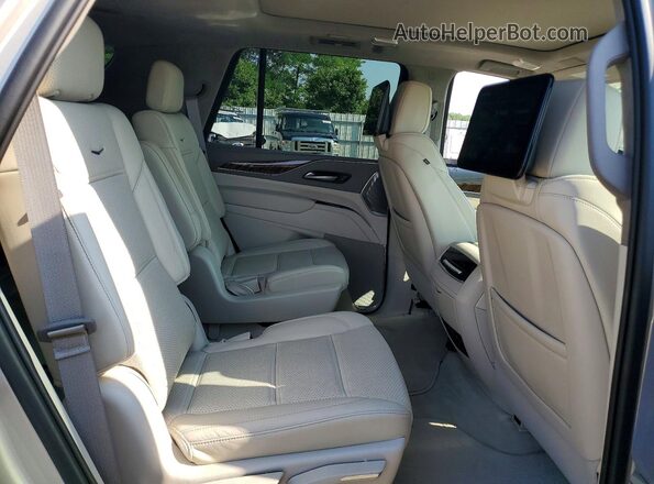 1GYS4DKL9PR200645 2023 CADILLAC ESCALADE Beige Widok wnętrza z tyłu