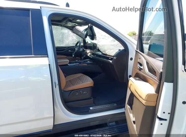 1GYS4FKL2PR286974 2023 CADILLAC ESCALADE White წინა სალონის ხედი