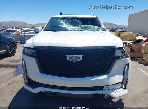 1GYS4FKL2PR286974 2023 CADILLAC ESCALADE White ხელსაწყოთა პანელის ხედი