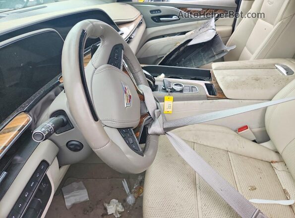 1GYS4GKL7RR419415 2024 CADILLAC ESCALADE Black Вид салону спереду