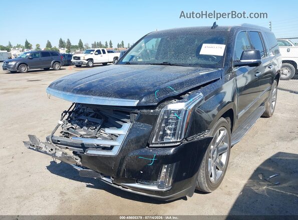 1GYS4JKJ2LR305972 2020 CADILLAC ESCALADE Black Front left