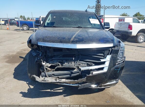 1GYS4JKJ2LR305972 2020 CADILLAC ESCALADE Black Rear interior view