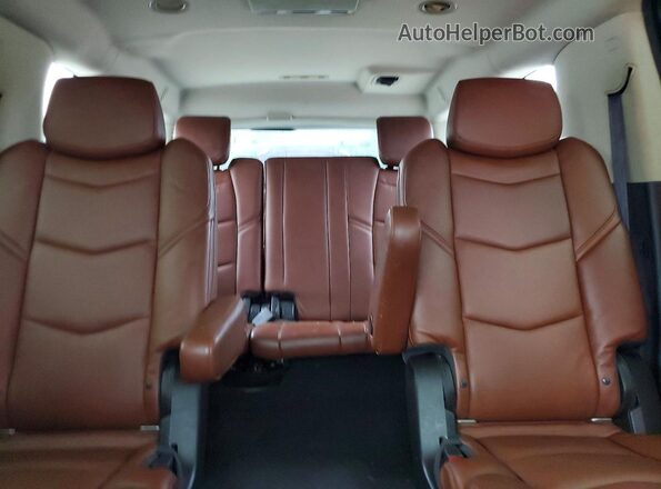 1GYS4JKJ5GR190774 2016 CADILLAC ESCALADE Black Vista de los asientos traseros