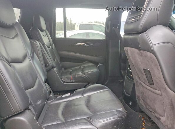 1GYS4KKJ7GR432907 2016 CADILLAC ESCALADE Черный Вид задней части салона