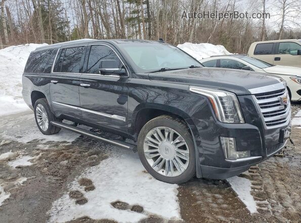 1GYS4KKJ7GR432907 2016 CADILLAC ESCALADE Черный Передняя правая четверть