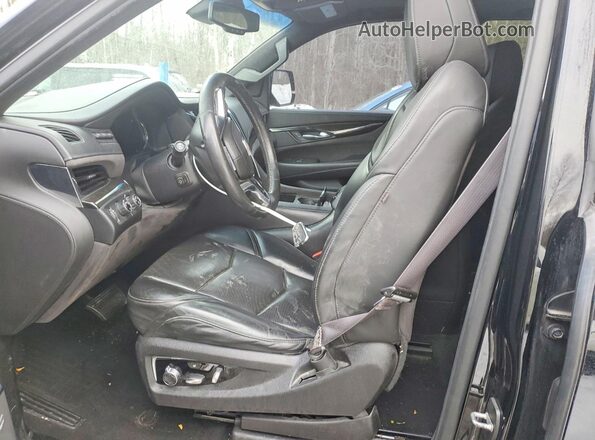 1GYS4KKJ7GR432907 2016 CADILLAC ESCALADE Черный Вид салона спереди
