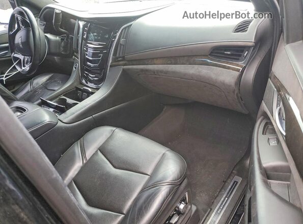 1GYS4KKJ7GR432907 2016 CADILLAC ESCALADE Черный Вид панели приборов