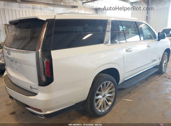 1GYS4KKL0NR303101 2022 CADILLAC ESCALADE White უკანა მარჯვენა