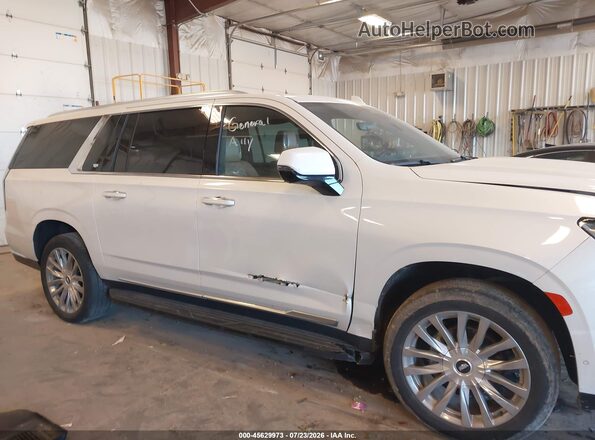 1GYS4KKL0NR303101 2022 CADILLAC ESCALADE White სალონის 360-გრადუსიანი ხედი