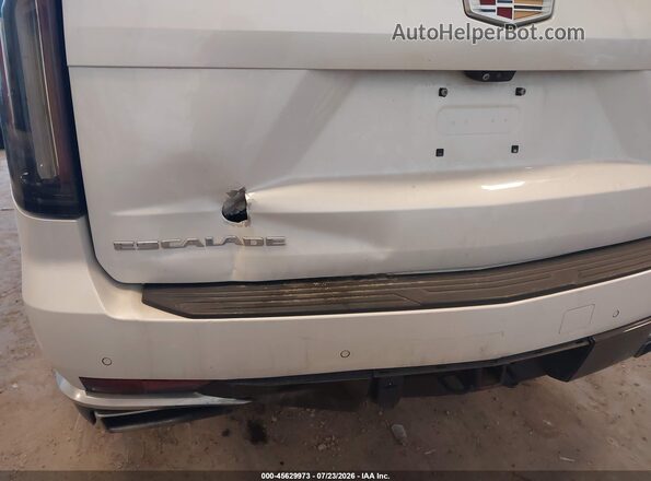 1GYS4KKL0NR303101 2022 CADILLAC ESCALADE White ხელსაწყოთა პანელის ხედი