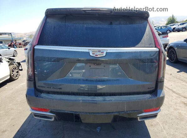 1GYS4KKL2MR460207 2021 CADILLAC ESCALADE Charcoal უკანა ხედი