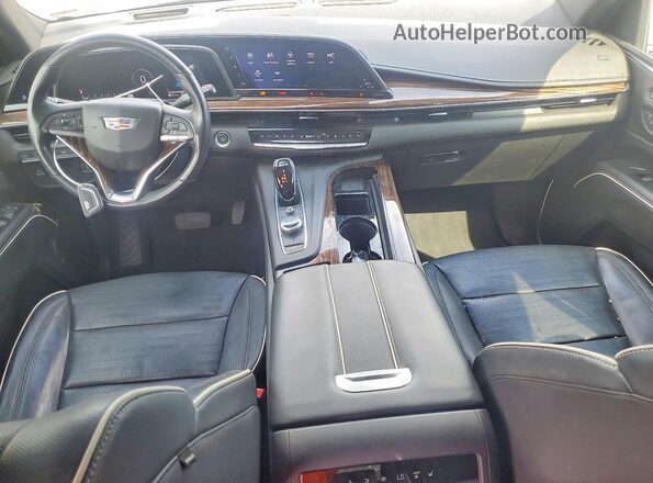1GYS4KKL3MR426440 2021 CADILLAC ESCALADE Blue Առջևի վահանակի տեսք