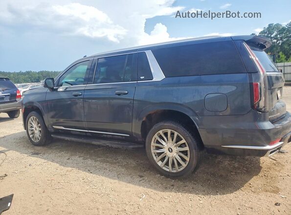 1GYS4KKL3MR426440 2021 CADILLAC ESCALADE Blue Հետևի ձախ