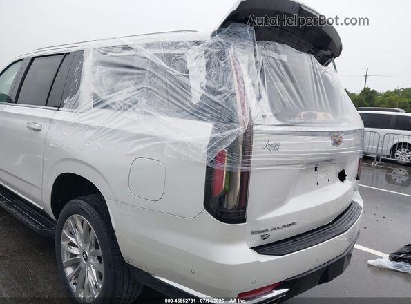 1GYS4KKL4PR434647 2023 CADILLAC ESCALADE White Вид щитка приладів