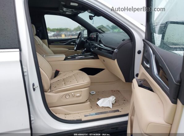 1GYS4KKL4PR434647 2023 CADILLAC ESCALADE White Вид салону спереду