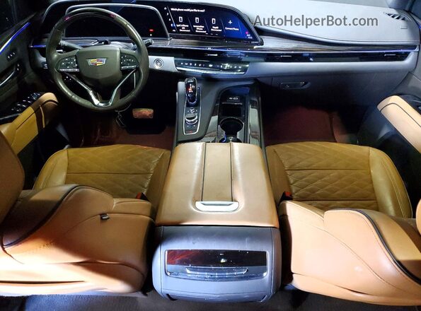 1GYS4NKL1PR180946 2023 CADILLAC ESCALADE Black Widok deski rozdzielczej
