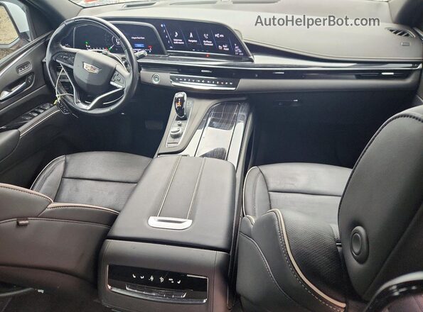 1GYS4PKL0PR404560 2023 CADILLAC ESCALADE White Widok deski rozdzielczej