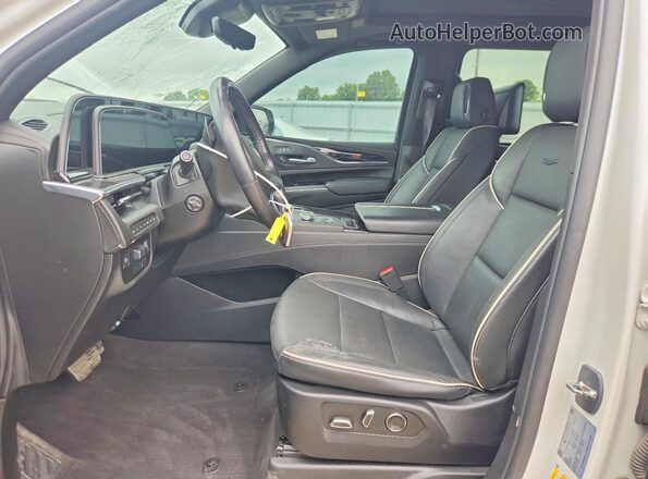 1GYS4PKL0PR404560 2023 CADILLAC ESCALADE White Widok wnętrza z przodu