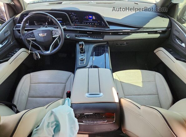 1GYS4PKL3PR283619 2023 CADILLAC ESCALADE Blue Vista del salpicadero