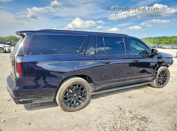 1GYS4PKL3PR283619 2023 CADILLAC ESCALADE Blue Trasero derecho