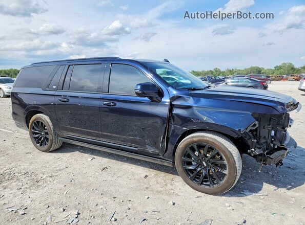 1GYS4PKL3PR283619 2023 CADILLAC ESCALADE Blue Delantero derecho