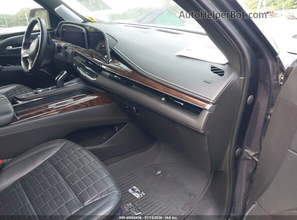 1GYS4RKL9PR178885 2023 CADILLAC ESCALADE Black Widok wnętrza z przodu