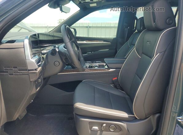 1GYS9BRL8SR407774 2025 CADILLAC ESCALADE Green წინა სალონის ხედი