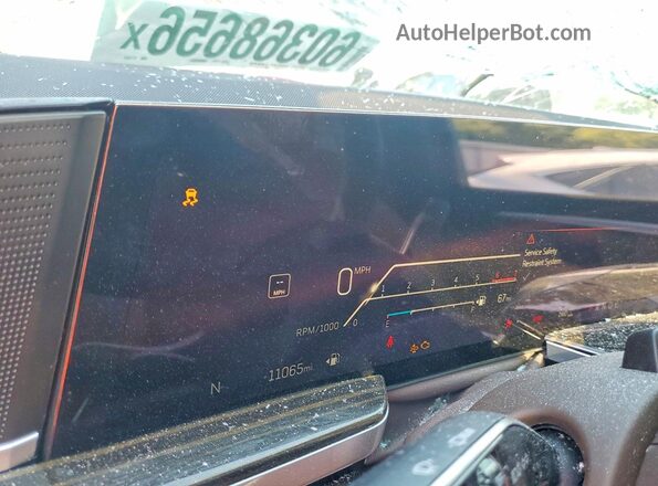 1GYS9CRL9SR171237 2025 CADILLAC ESCALADE Black Widok zestawu wskaźników
