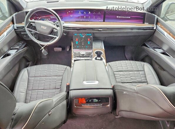 1GYS9GRL4SR273049 2025 CADILLAC ESCALADE Gray Dashboard view