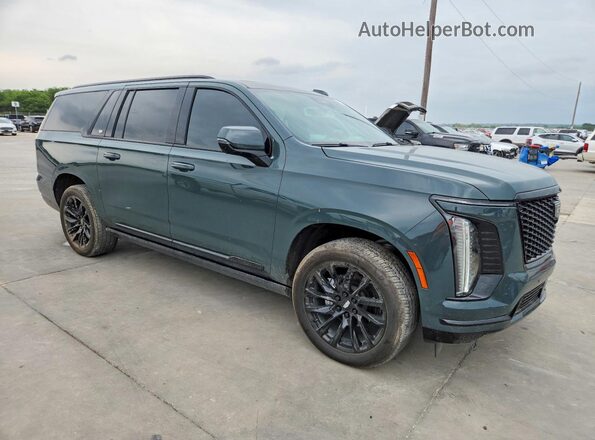 1GYS9PRL7SR224329 2025 CADILLAC ESCALADE Green Przód prawy