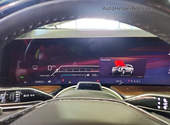 1GYS9RRL4SR331561 2025 CADILLAC ESCALADE Черный Вид щитка приборов