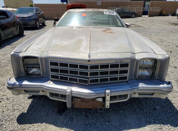 1H57L7Z452500 1977 CHEVROLET MONTE CARLO Silver Դիմացի տեսք