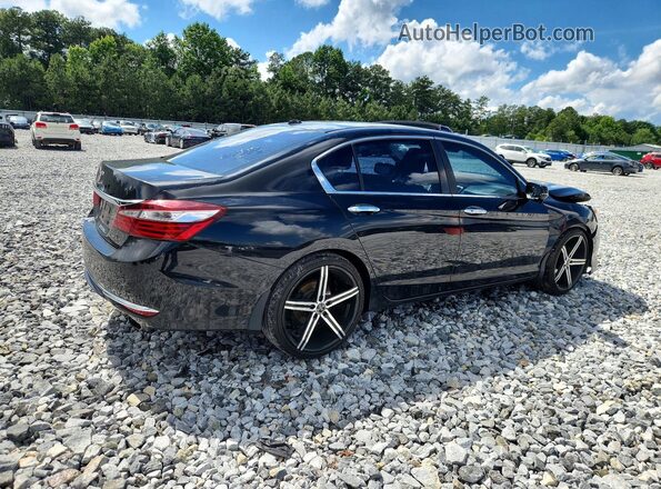 1HGCR2F02HA067549 2017 HONDA ACCORD Black Հետևի աջ