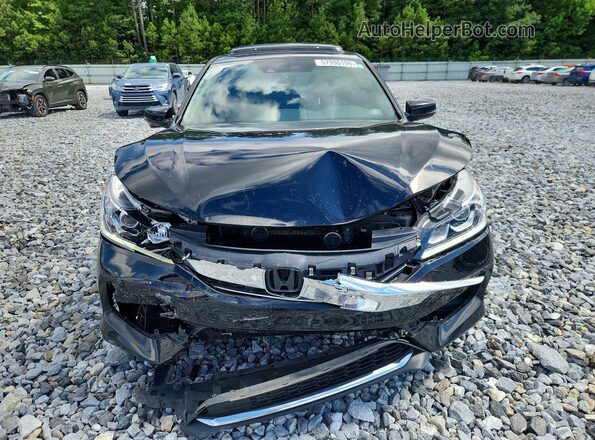 1HGCR2F02HA067549 2017 HONDA ACCORD Black Դիմացի տեսք
