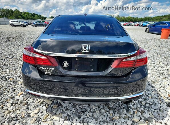 1HGCR2F02HA067549 2017 HONDA ACCORD Black Հետևի տեսք