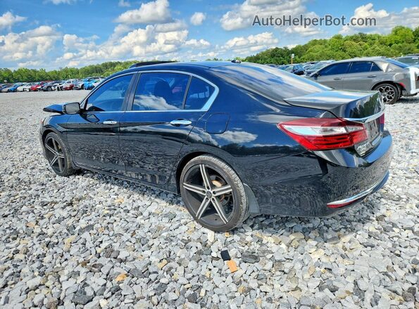1HGCR2F02HA067549 2017 HONDA ACCORD Black Հետևի ձախ