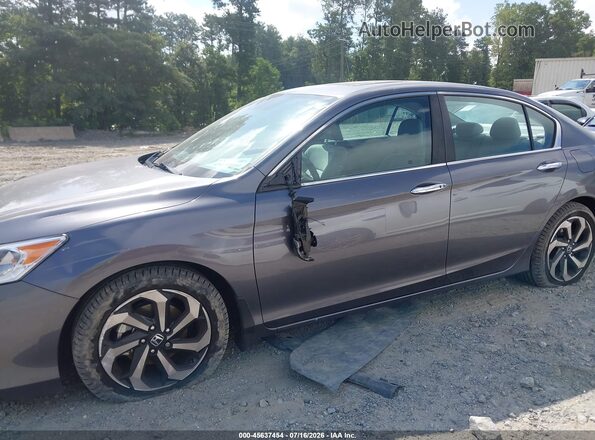 1HGCR2F05HA117313 2017 HONDA ACCORD Gray Вид спереду