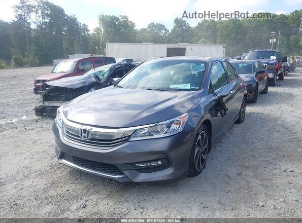 1HGCR2F05HA117313 2017 HONDA ACCORD Gray Передня ліва чверть