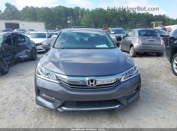 1HGCR2F05HA117313 2017 HONDA ACCORD Gray Вид щитка приладів