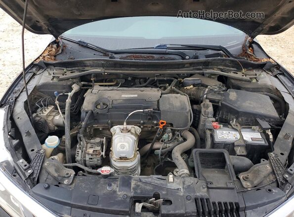 1HGCR2F08GA133620 2016 HONDA ACCORD Black Սալոնի հետևի տեսք