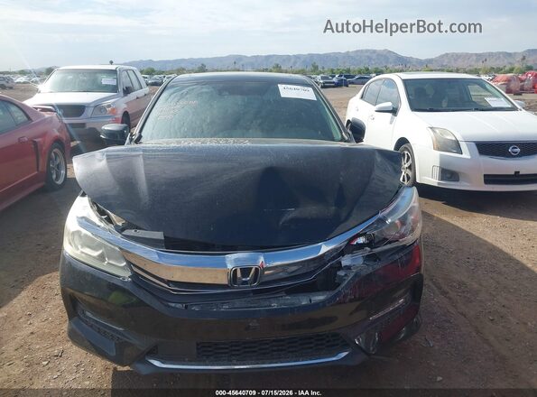 1HGCR2F09GA028990 2016 HONDA ACCORD Black Vista del cuadro de instrumentos