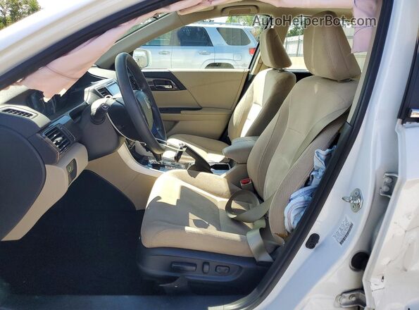 1HGCR2F0XHA088018 2017 HONDA ACCORD White Front interior view
