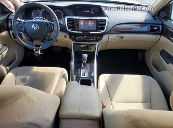 1HGCR2F0XHA088018 2017 HONDA ACCORD White Dashboard view