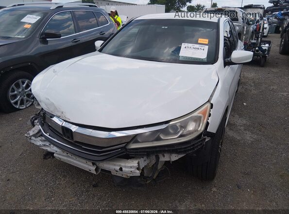 1HGCR2F10HA011909 2017 HONDA ACCORD White წინა ხედი