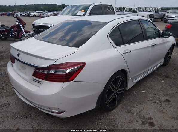 1HGCR2F10HA011909 2017 HONDA ACCORD White უკანა მარჯვენა