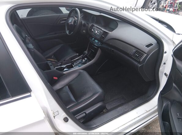 1HGCR2F10HA011909 2017 HONDA ACCORD White წინა სალონის ხედი