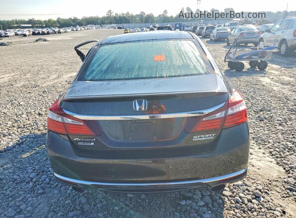 1HGCR2F10HA085167 2017 HONDA ACCORD Brown Հետևի տեսք