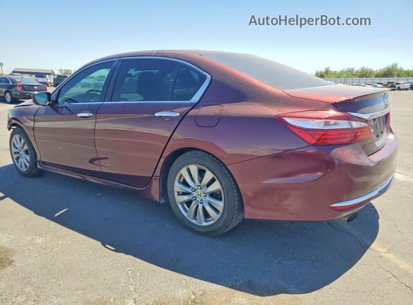 1HGCR2F10HA087582 2017 HONDA ACCORD Maroon Tył lewy