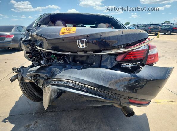 1HGCR2F10HA098761 2017 HONDA ACCORD Gray Հետևի տեսք