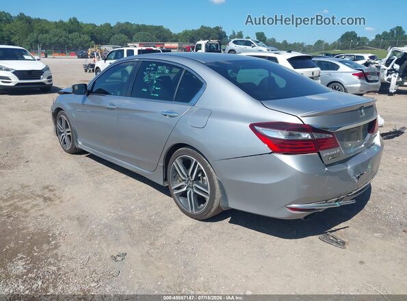 1HGCR2F10HA152561 2017 HONDA ACCORD Silver Trasero izquierdo